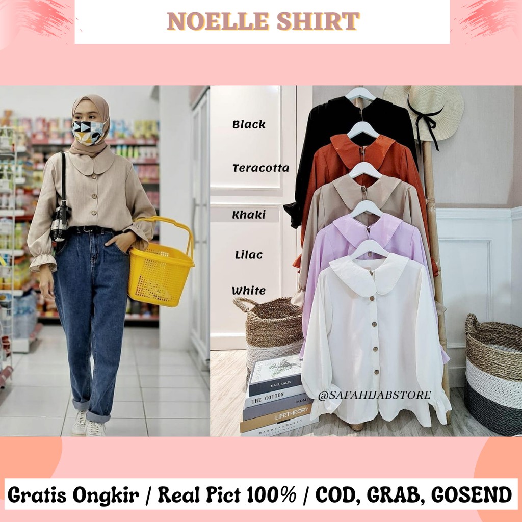 NOELLE SHIRT /KEMEJA POLOS