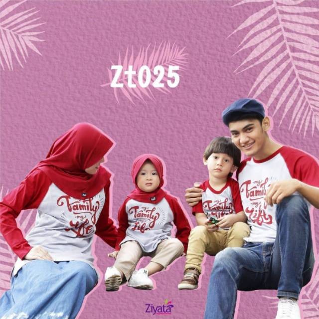 ZIYATA ZT025 Baju Couple Keluarga Muslim KaosCouple BajuAnak BajuKeluarga BajuMuslim BajuSarimbit