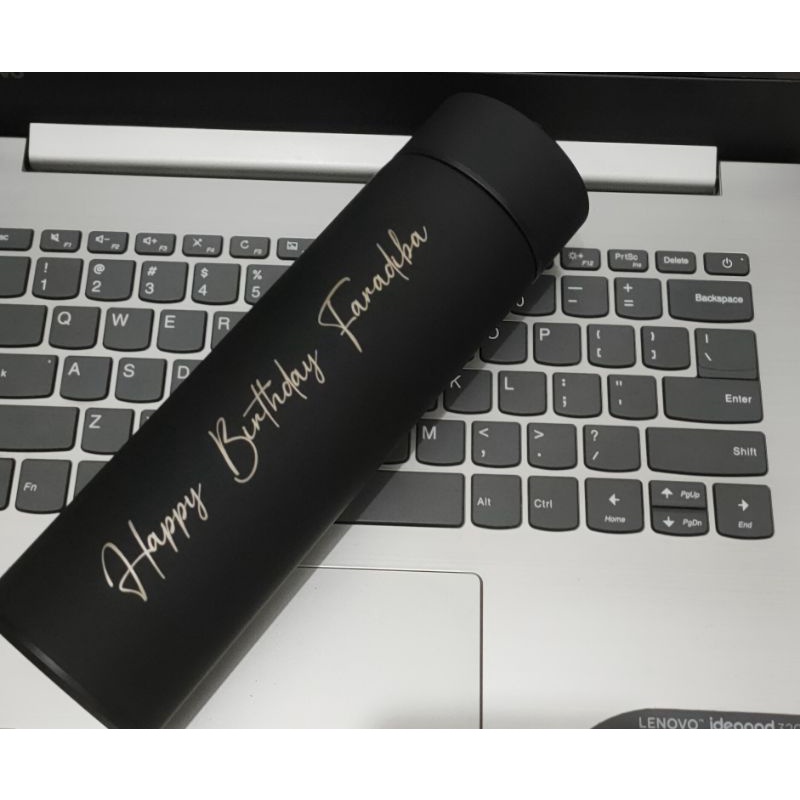 TUMBLER CUSTOM | TUMBLER LED SUHU | TUMBLER BAHAN KARET DOFF | FREE CUSTOM