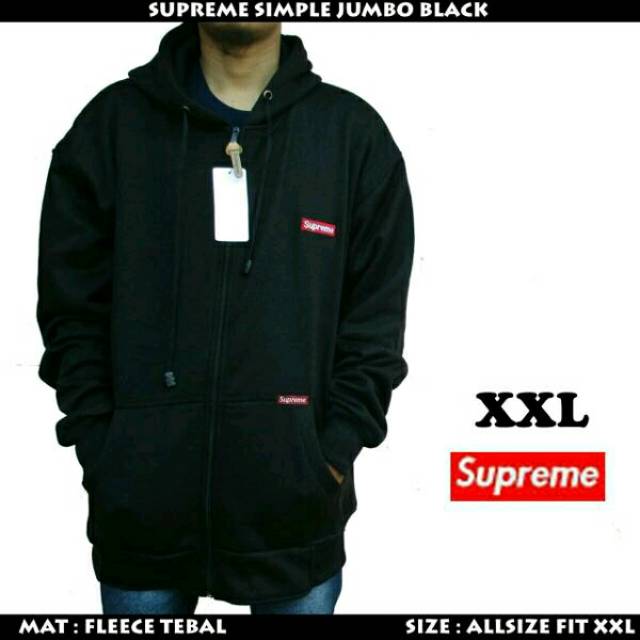 Sweater supreme XXL zipper hoodie