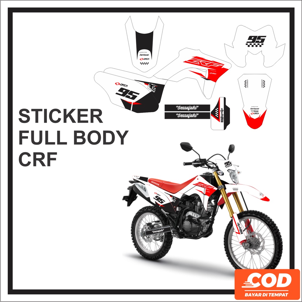 Jual Decal Stiker Sticker Dekal Striping Stripping Seteripping Motor Crf L L Full Body