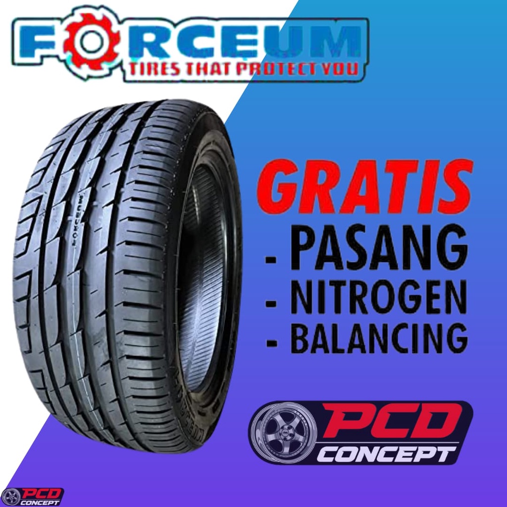 Ban mobil tubles R16 195/55 forceum octa buat velg racing Ring 16 - BAN TUBELESS TERLARIS 195 55 RIN