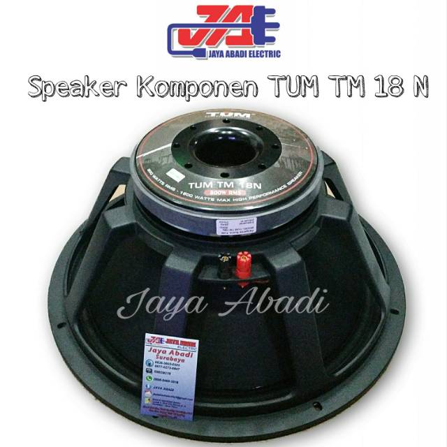 Speaker Komponen TUM TM 18 N ORIGINAL TUM