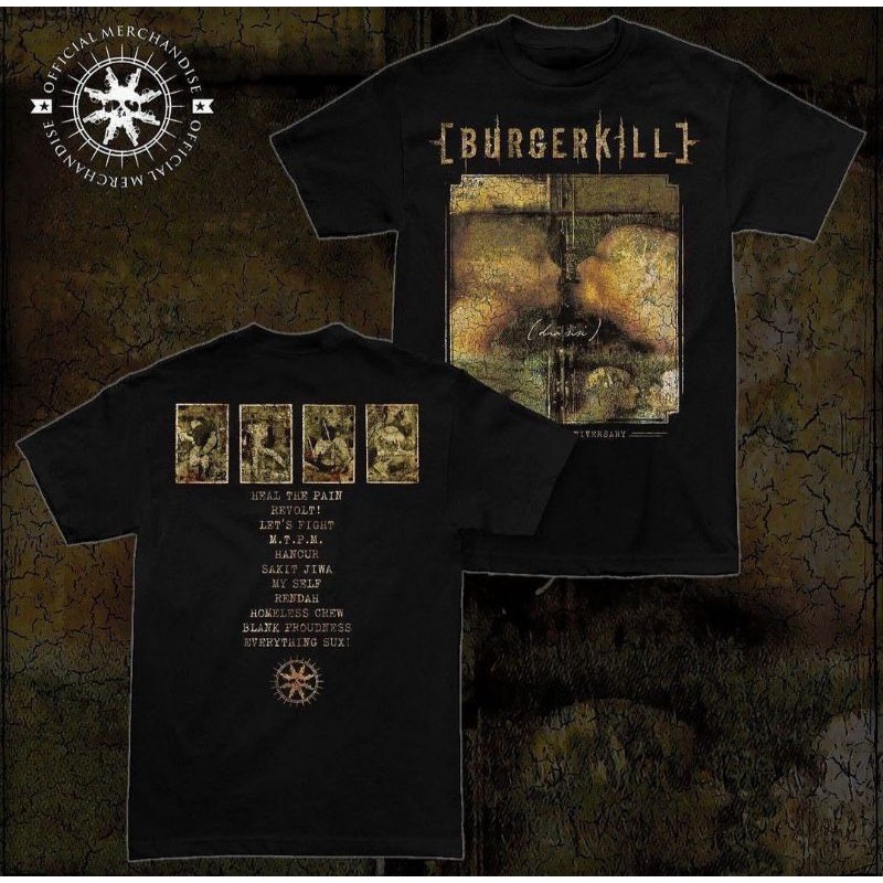 T-shirt Burgerkill - Dua Sisi Original Merchandise
