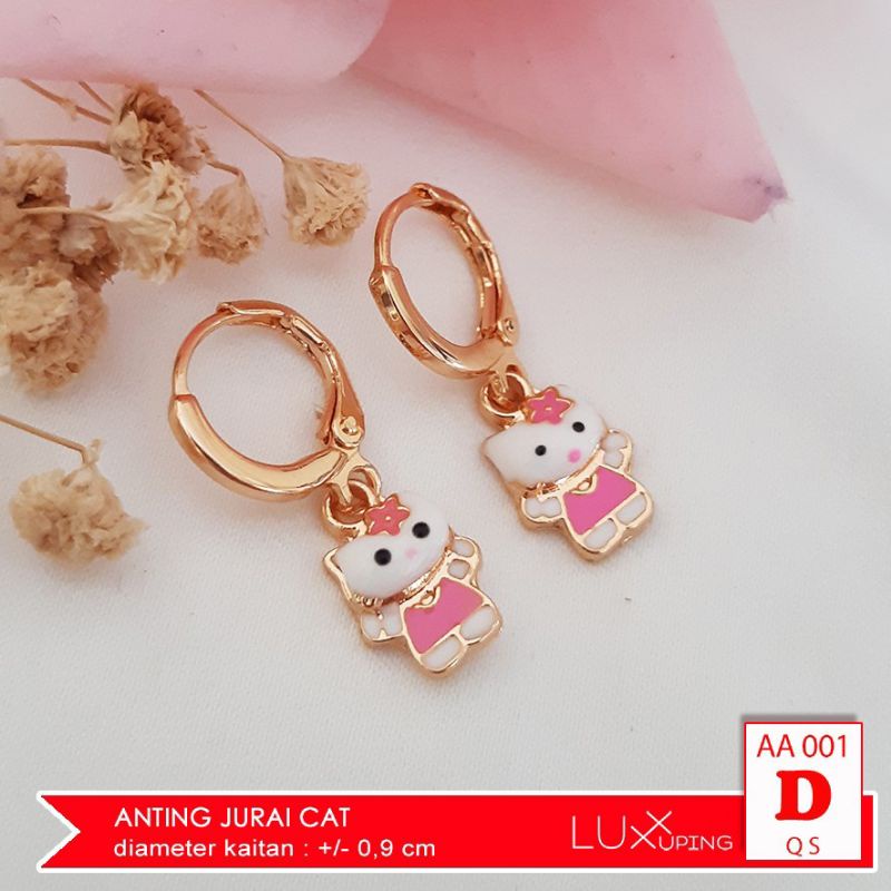 anting dewasa anak karakter hello Kitty anting anti karat tidak luntur