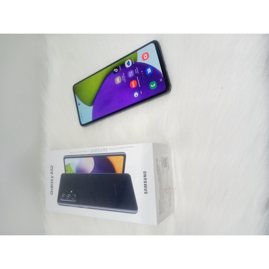 Samsung A52 Ram 8 Rom 128GB (SECOND) siap pakai lengkap murah berkualitas