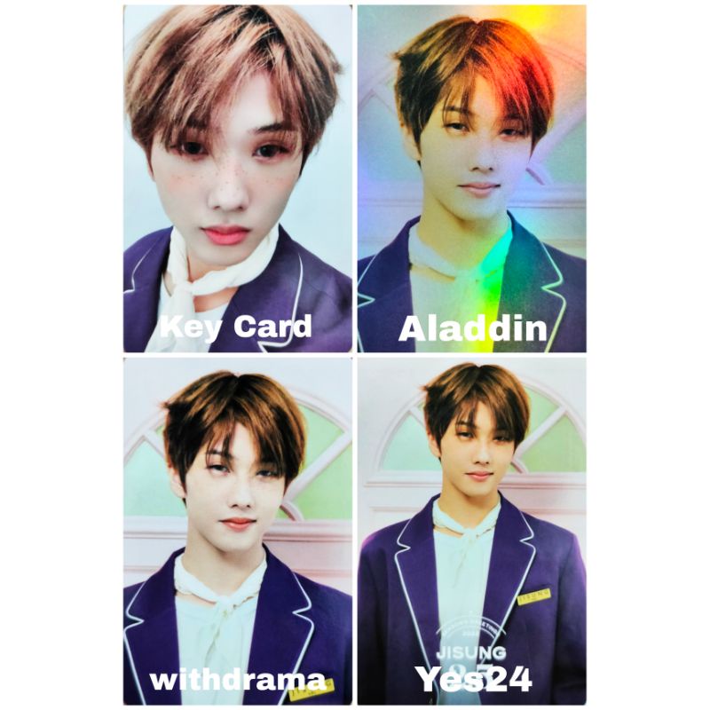 NCT Dream Jisung Park Seasons Greetings 2022 Key Card Benefit Withdrama Aladdin Yes24 Bene Holo Holo