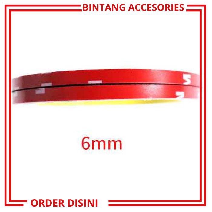 

W284 DOUBLE TAPE 3M PANJANG 3 METER DABEL TIP PEREKAT PELASTI LEM PEREKAT
