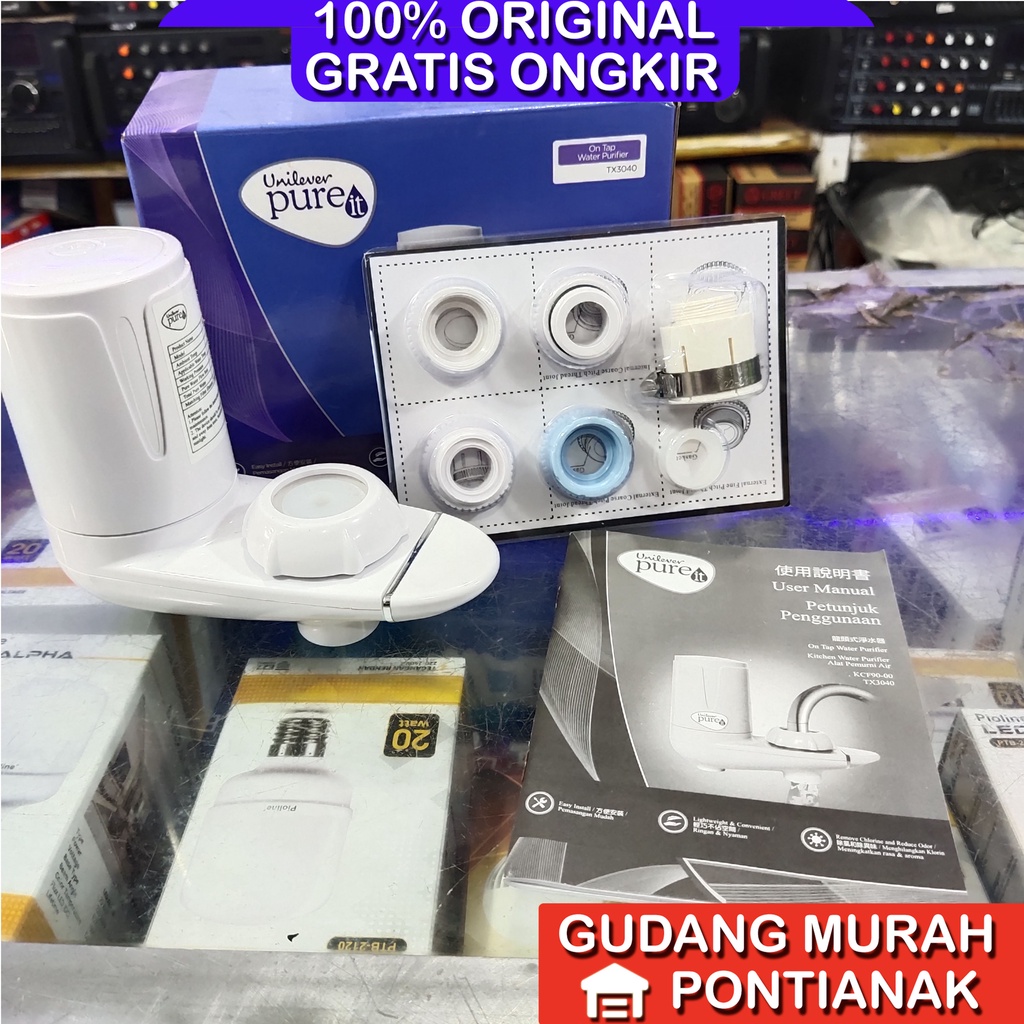 Pure it Water Purifier Penjernih Penyaring Kran Air TX 3040