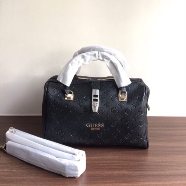 Guess peony bowling classic box top handle