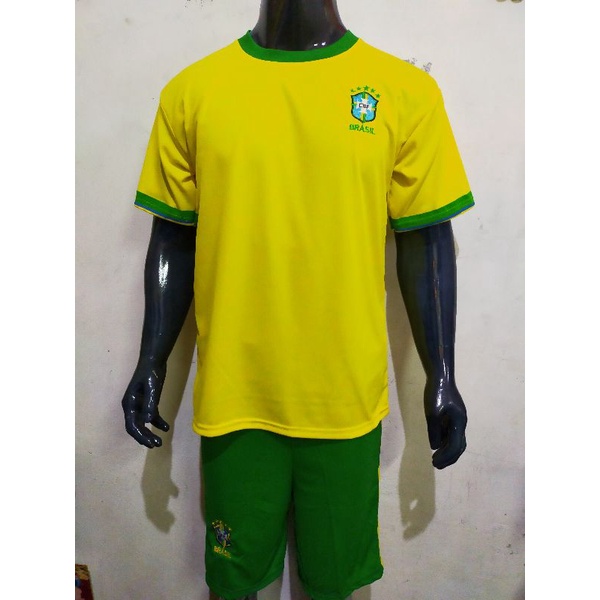 JERSEIY BAJU BOLA NEGARA BRASIL BARU PIALA QATAR 2022-2023