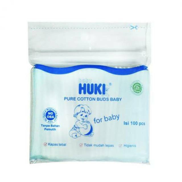 HUKI Cottonbuds Pembersih Telinga HALAL ORIGINAL / Katembet Cotton Bud Bayi by AILIN
