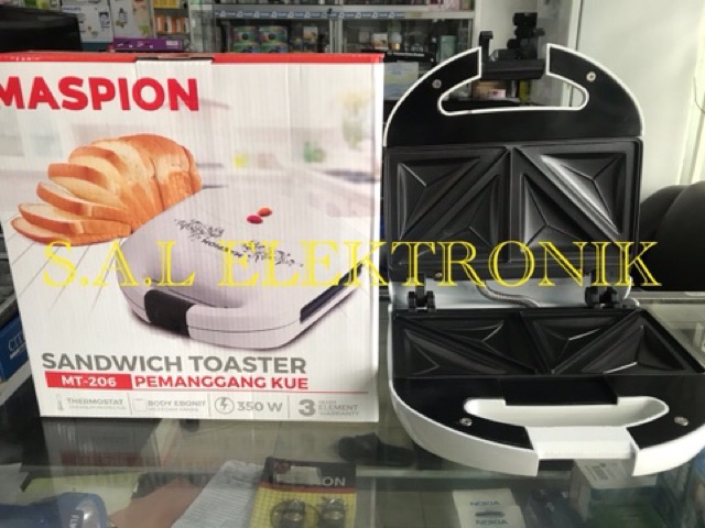 panggangan roti sandwich toaster maspion 206