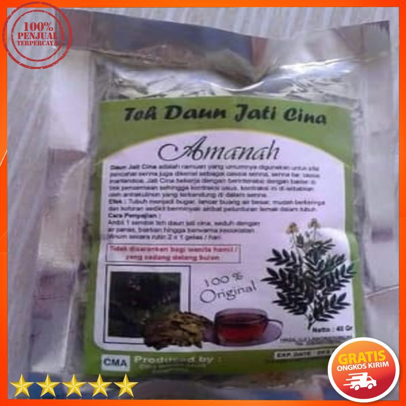 

(COD / BAYAR DITEMPAT) Teh Daun Jati Cina Original 100% Alami ( Herbal Organik) Amanah Herbal