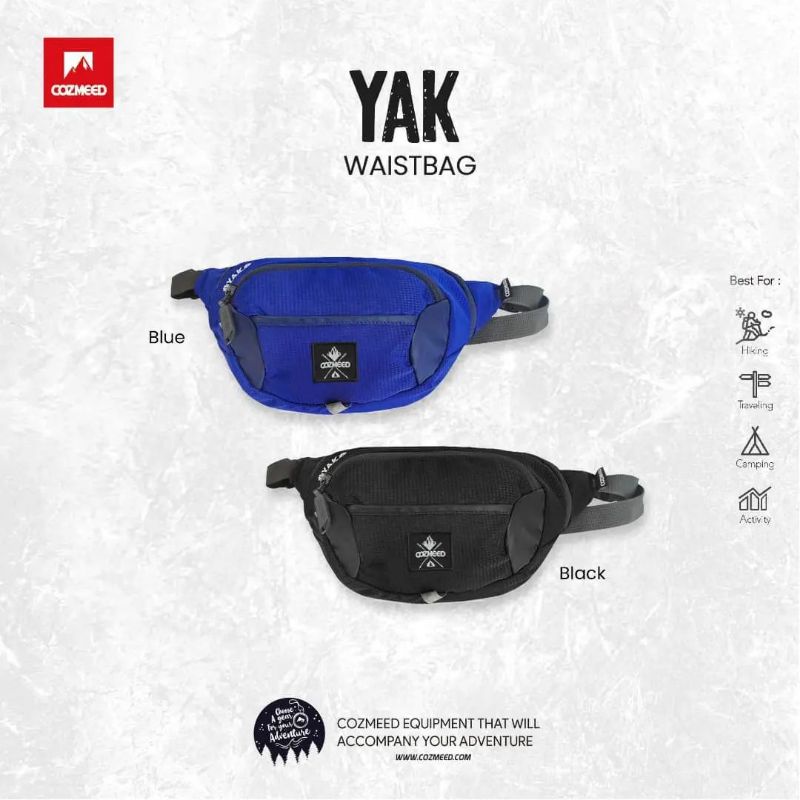 Tas Pinggang Cozmeed Yak | Tas Selempang Waistbag Cozmeed