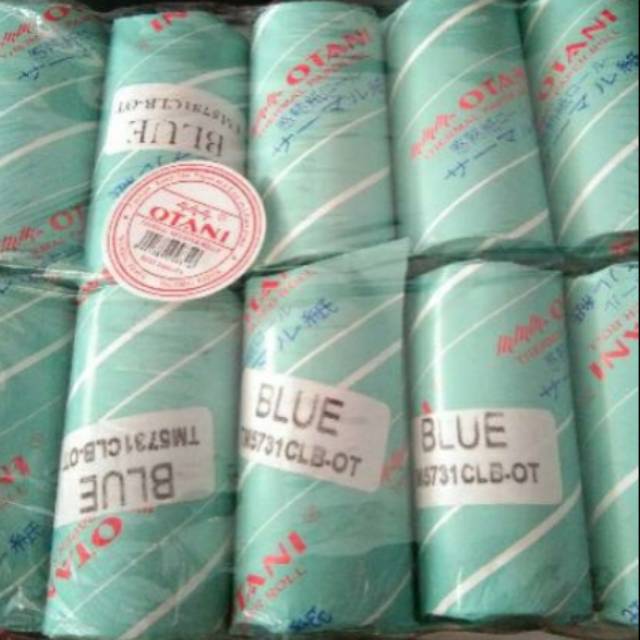 

Kertas thermal mini printer 57 x 31 blue