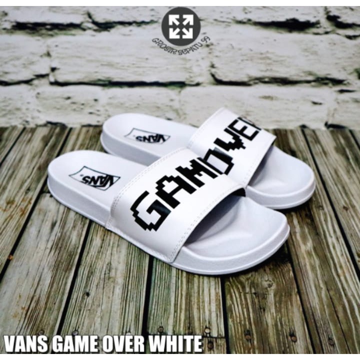 SANDAL Pria SLOP VANS GAME OVER ORI OFFICAL SLIDE SPORT SLOP CASUAL 2022