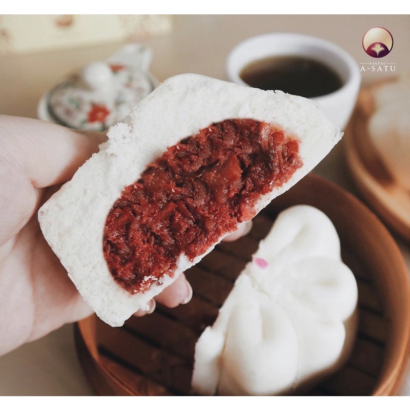 

GFD (READY SIAP KIRIM) Bakpau A1 Babi Merah / Charsiu - Bakpao A1 Babi Merah- Bakpau A Satu Babi
