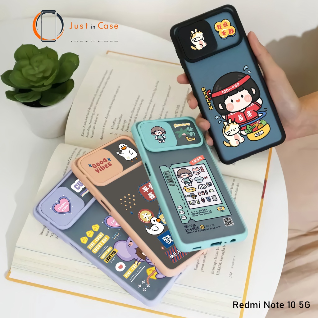 Case Slide (KG3) Softcase Macaron XIAOMI REDMI POCO M3 M4 X3PRO NFC REDMI 10 8 8A 9 9A 9C NOTE 10 4G 10 5G 11 5 7 8 8 PRO 9 9 PRO