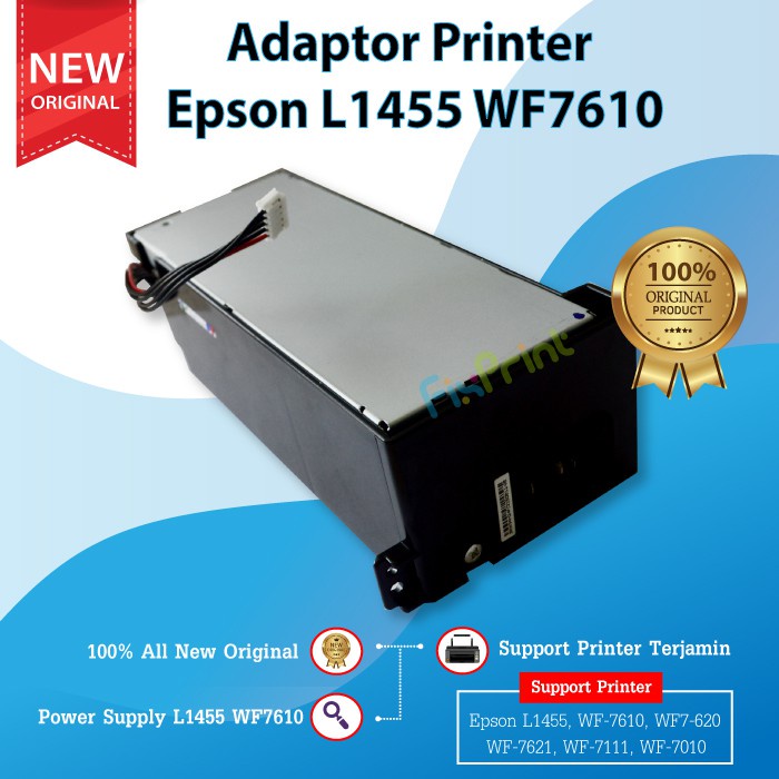 Adaptor Epson L1455 WF7610 WF7611 Original Power Supply Printer WF7111 WF7711 L-1455 WF-7611 WF-7711