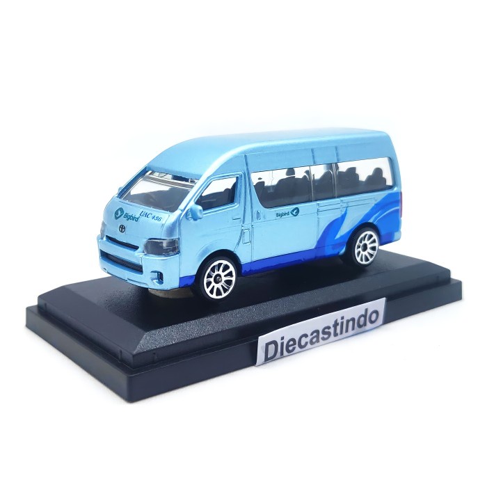 Majorette Toyota Hiace Skala 1:69 Custom Toyota Hiace Bigbird+akrilik