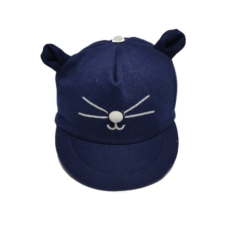 Topi Bayi Karakter Kucing / Topi Kucing Bayi / Topi Bayi Lucu BB-26