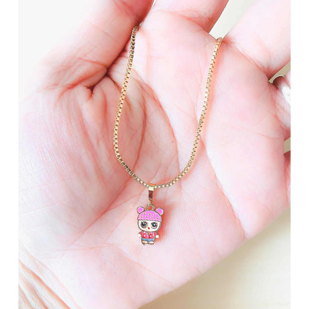 Kalung Anak LOL Pink Gold Xuping