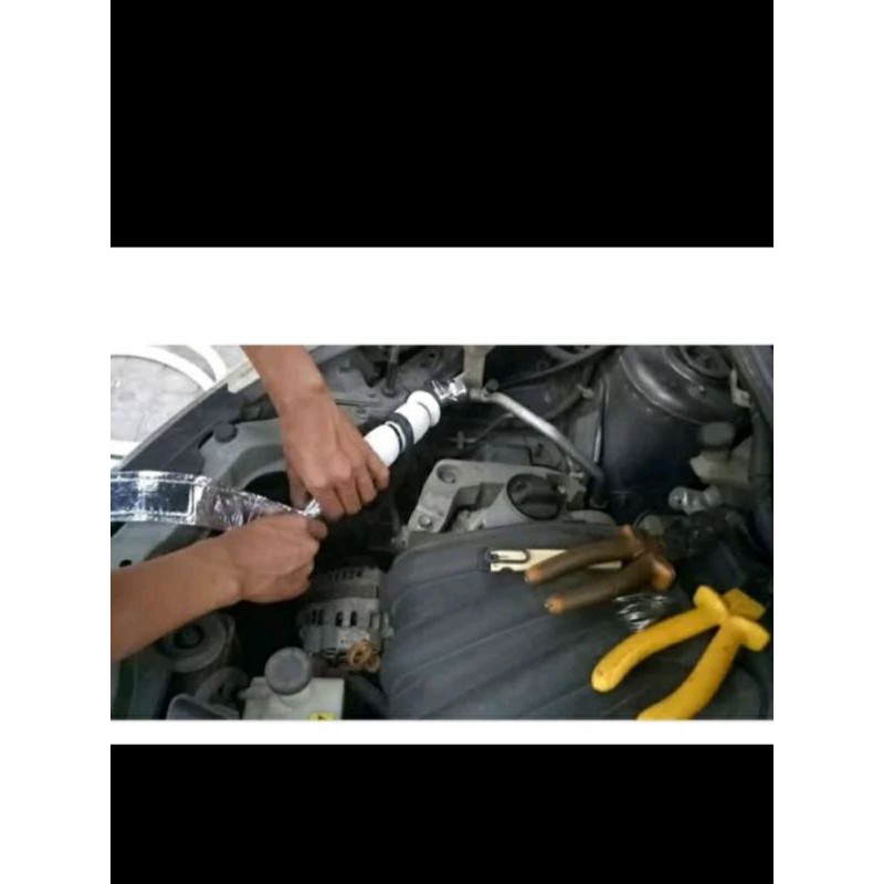 peredam panas dan pendingin pipa Ac mobil Toyota innova