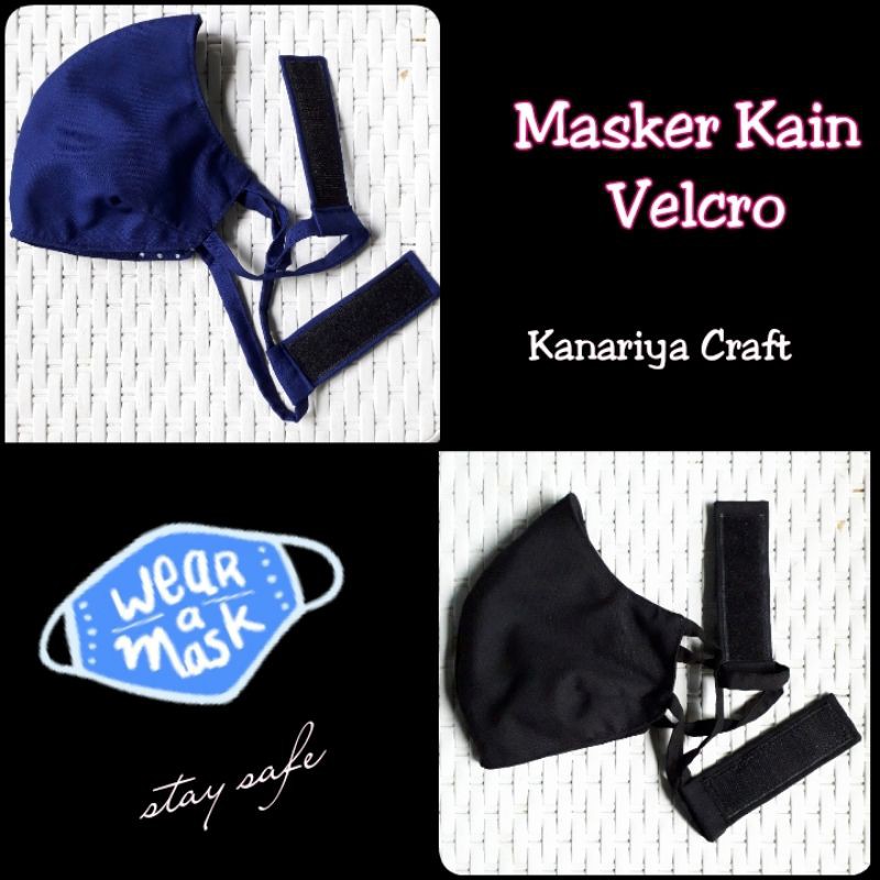 Masker Kain Naruto Velcro