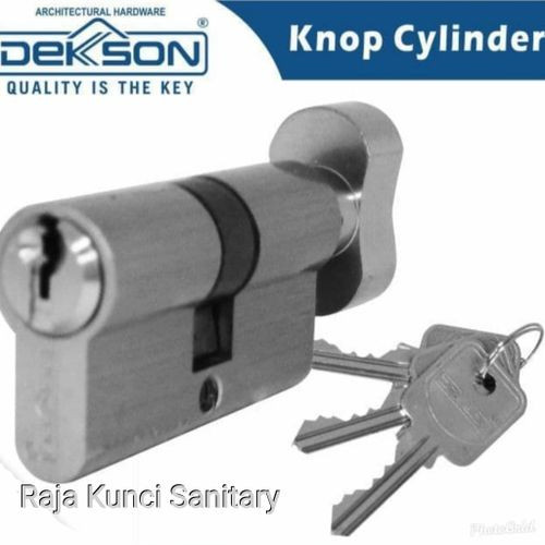 Cylinder Engkol Dekson - CYL TC DL 60 mm SN/Satin Nikel/Cylinder Knob