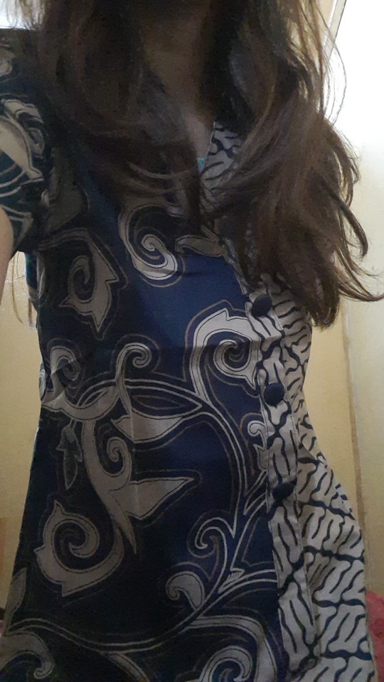 Atasan Batik Dolby Dolbi Dobby Doby Tenun Sutra Tulis Halus Katun Atbm Baron ,sarombit Atasan