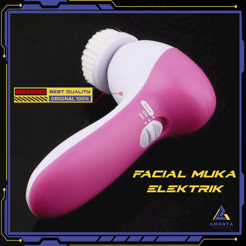 Pembersih Muka Elektrik Lumispa Facial Care 5 in 1