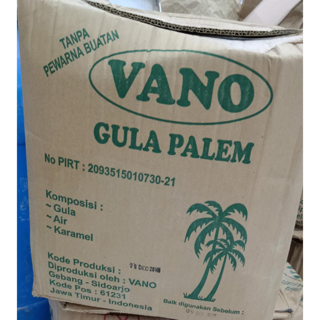 PALM SUGAR VANO 12,5KG Shopee Indonesia