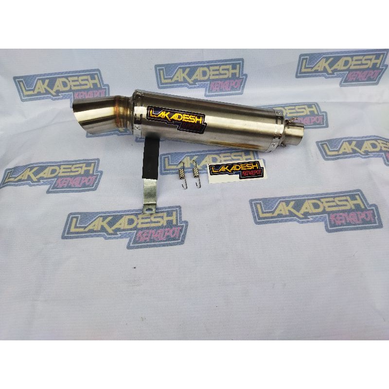 SILENCER KNALPOT LAKADESH CORONG (INLET 38/50) BEAT MIO VARIO AEROX SCOOPY NMAX PCX LEXI ADV GENIO DLL