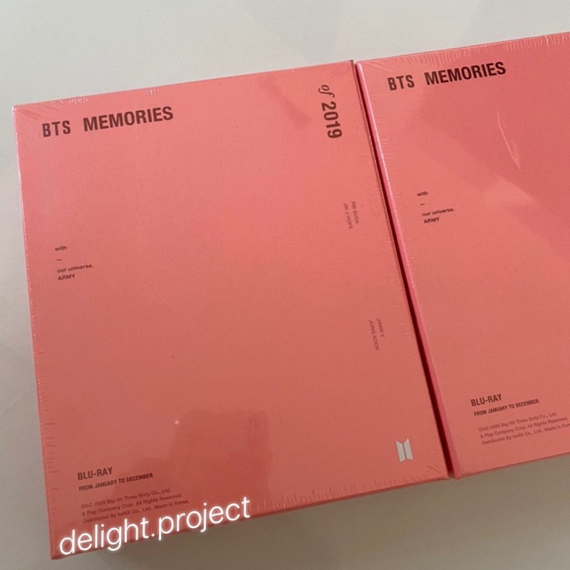 [READY] BTS MEMORIES Memo 2019 BLURAY Blu-Ray random pc sealed