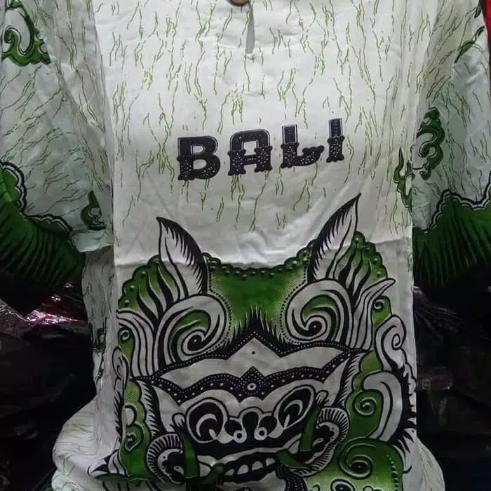 Baju Bali Corak Barong Ukuran Dewasa