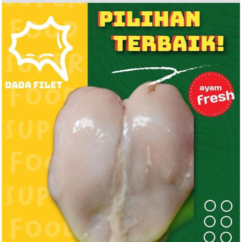 

dada ayam filet 1 kg