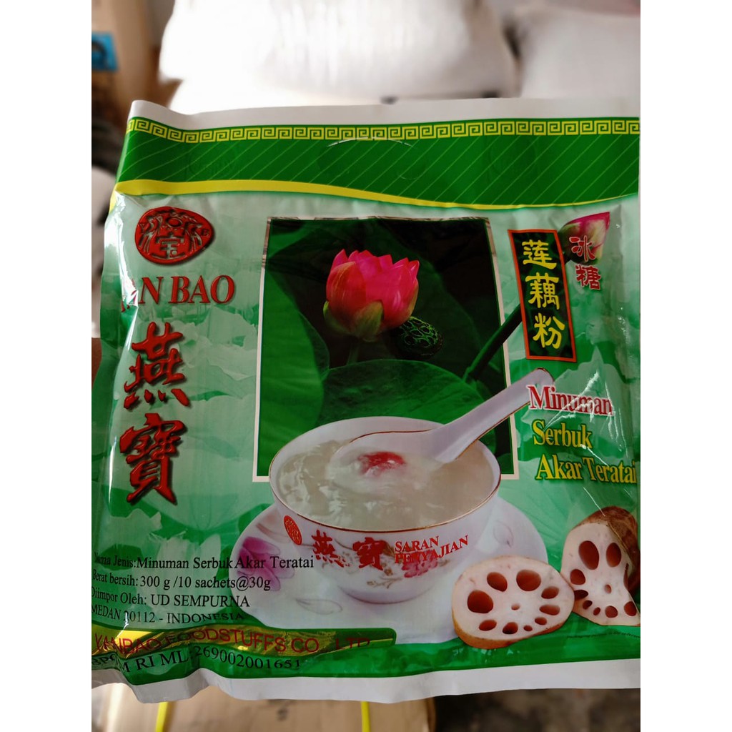 

Yan Bao Minuman Serbuk Akar Teratai/ Rock Sugar Lotus Root Starch 300g