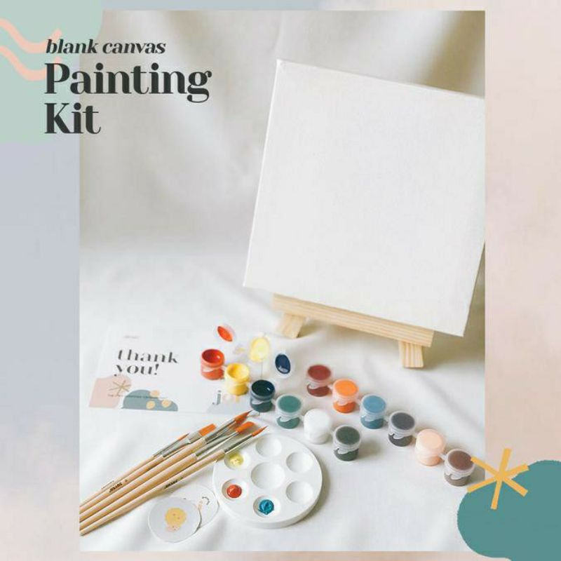 

[PROMO] PAINTING KIT I KANVAS I MEWARNAI I MELUKIS KANVAS I GIFT I MEDIA LUKIS