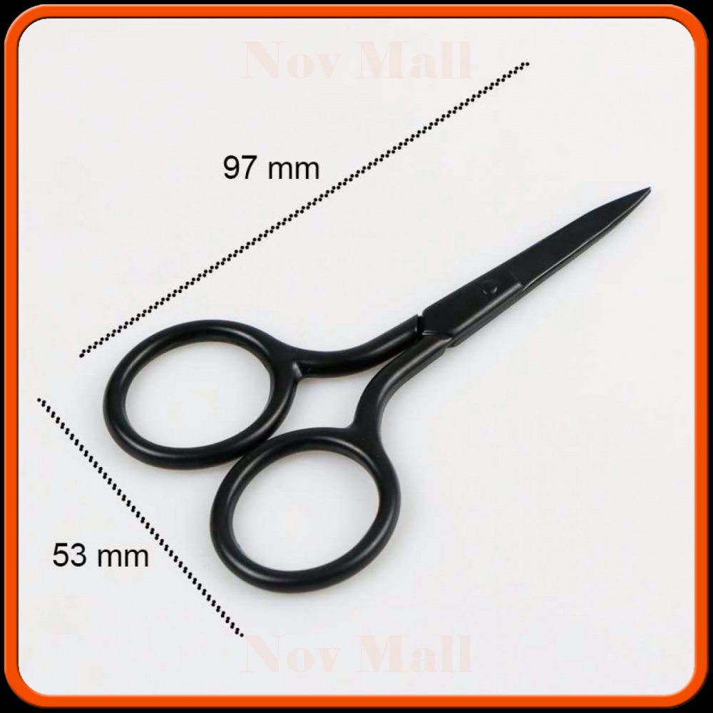 Gunting Alis Mata Eyebrow Trimmer Scissor Stainless Steel -BY083