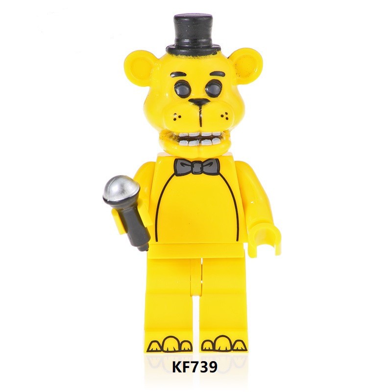 1pc Mainan Puzzle Balok Bangunan FNAF Foxy Chica Bonnie Five Nights At Freddy Untuk Anak Hadiah