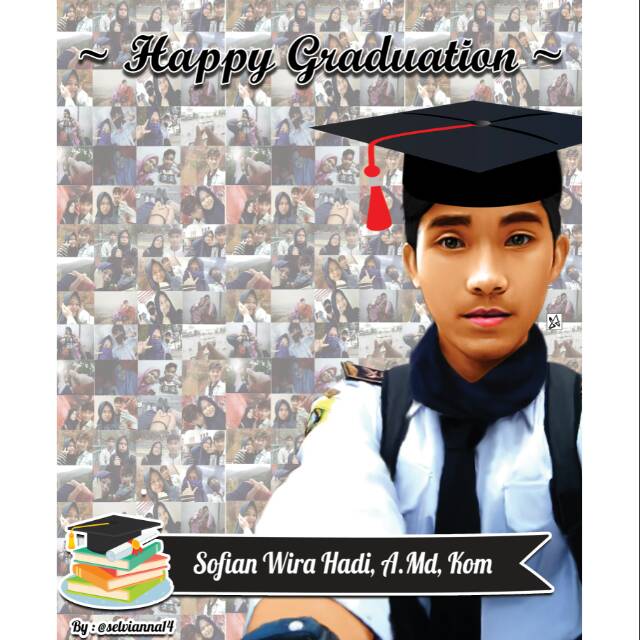 EDIT FOTO SMUDGE PAINTING + MOZAIK FOTO UNTUK KADO WISUDA/WEDDING/ULTAH DLL MURAH