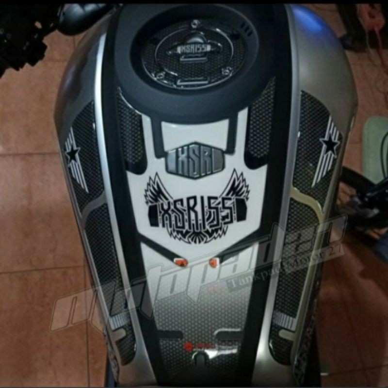 Stiker Sticker Resin Timbul Tankpad Tank Protector Yamaha XSR 155