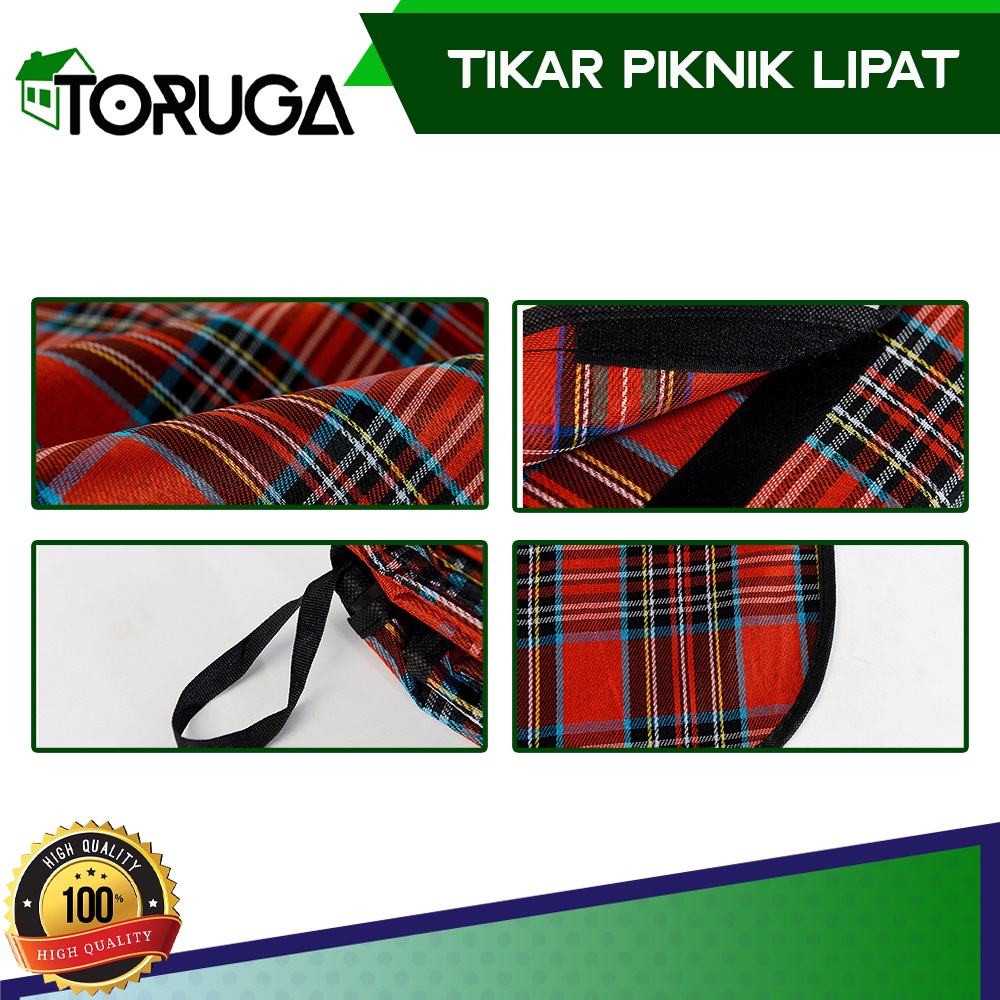 Matras Tikar Tiker Piknik Lipat 150x180 Foldable Traveling Camping