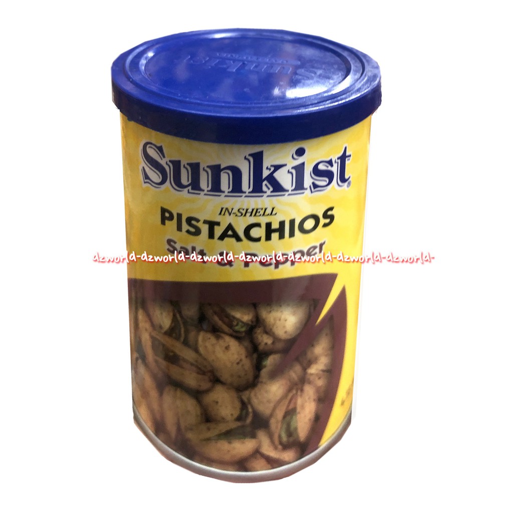 Sunkist Pistachios Salted pepper Kaleng Kacang Pistacios 500gr