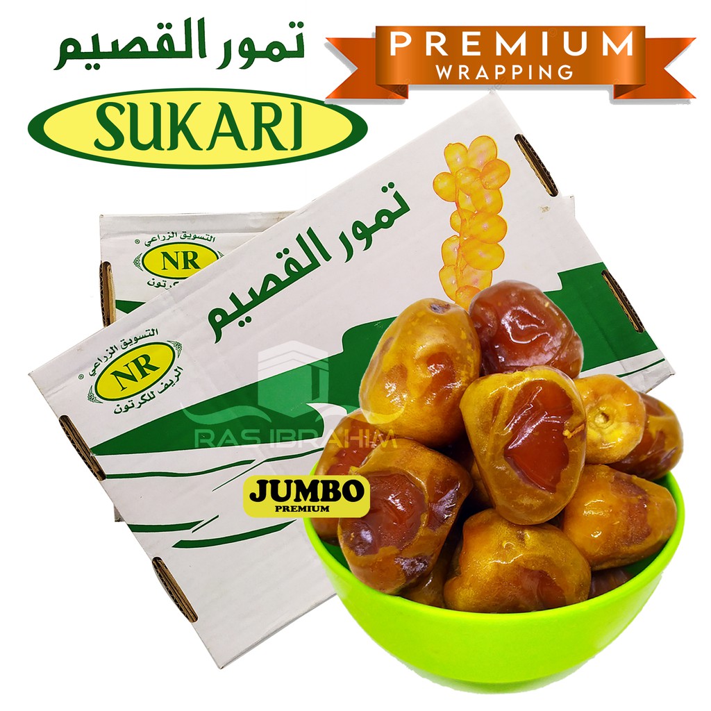 Kurma Sukari 3kg Premium Basah Kualitas Super