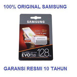 memory 128GB  SAMSUNG Micro SD 128GB Evo Plus Class 10 original100%