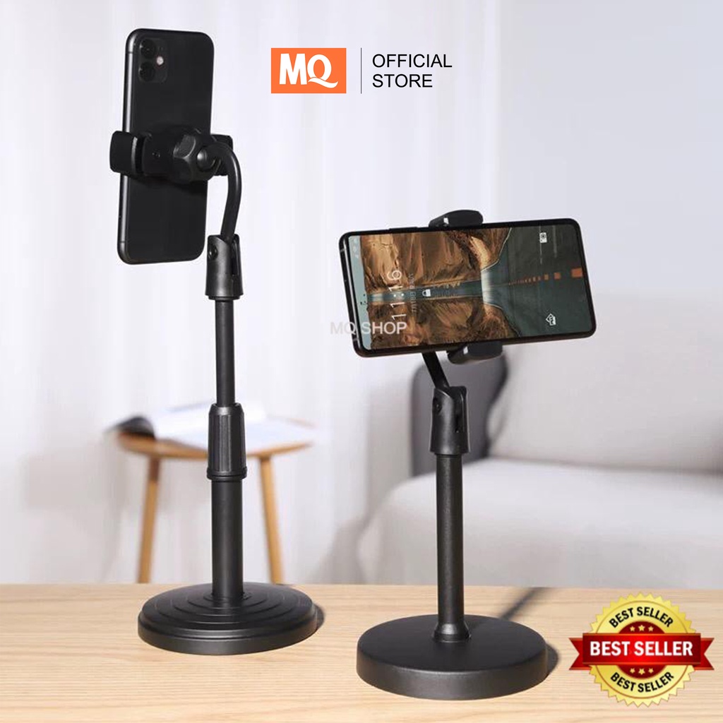 MQ Stand Holder HP Handphone Penyangga Broadcasting Putar 360 Desktop HM-01