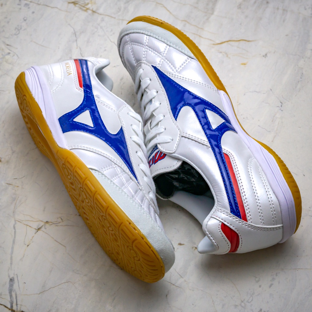 Sepatu Futsal Mizuno Morelia Sala IN White