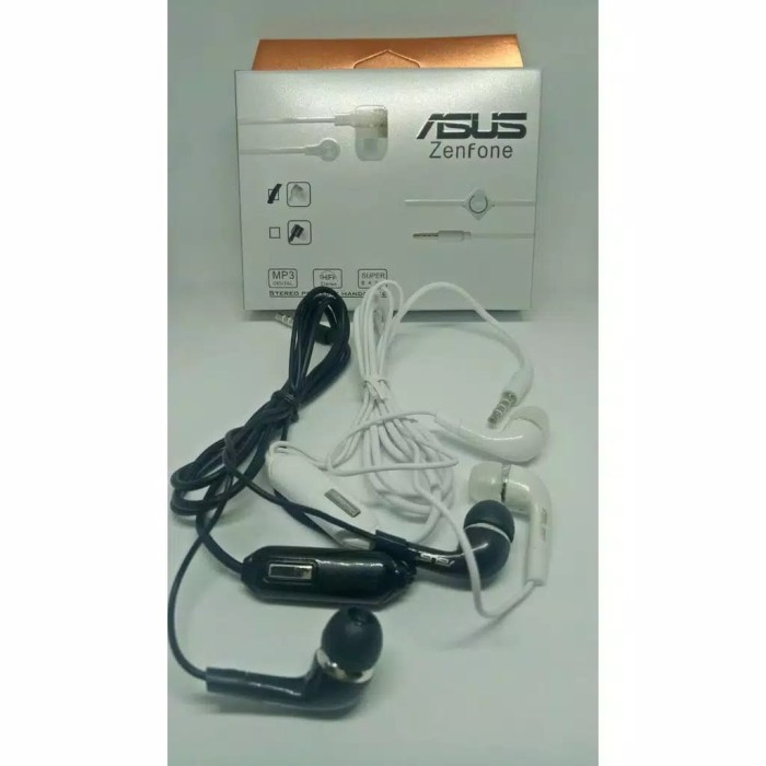 Headset Handsfree Earphone ASUS Stereo Plus Mic HF31 Grosir